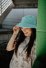 Aqua Corded Wholesale Bucket Hat