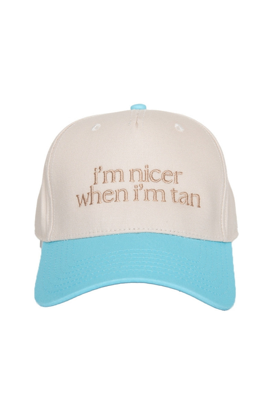 I'm Nicer When I'm Tan Wholesale Two-Toned Vintage Hats