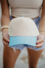 Aqua and Tan Wholesale Two-Toned Vintage Hat