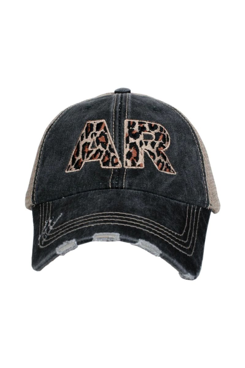 AR Arkansas Leopard State Wholesale Hat