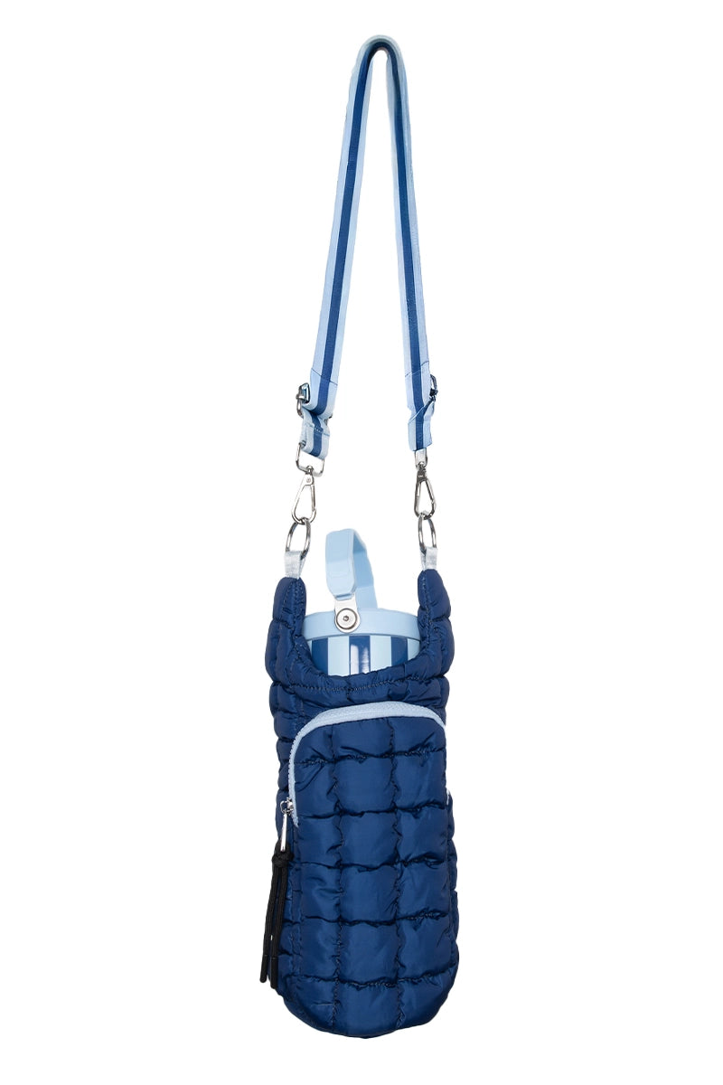 Navy Two-Toned Wholesale Tumbler Carrier Bag