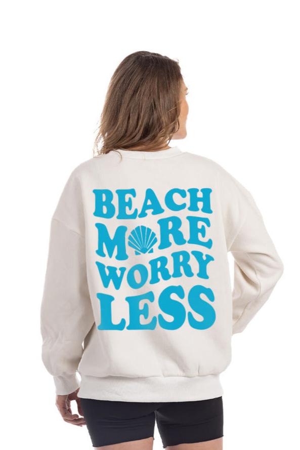 Beach More Worry Less Wholesale Sweatshirt