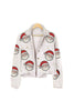 Sequin SANTA Wholesale Cropped CORDUROY Shacket