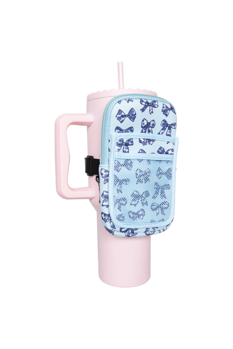 Chinoiserie Coquette Bows Wholesale Tumbler Zipper Pouch