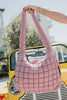 Mauve Wholesale Quilted Puffer Tote