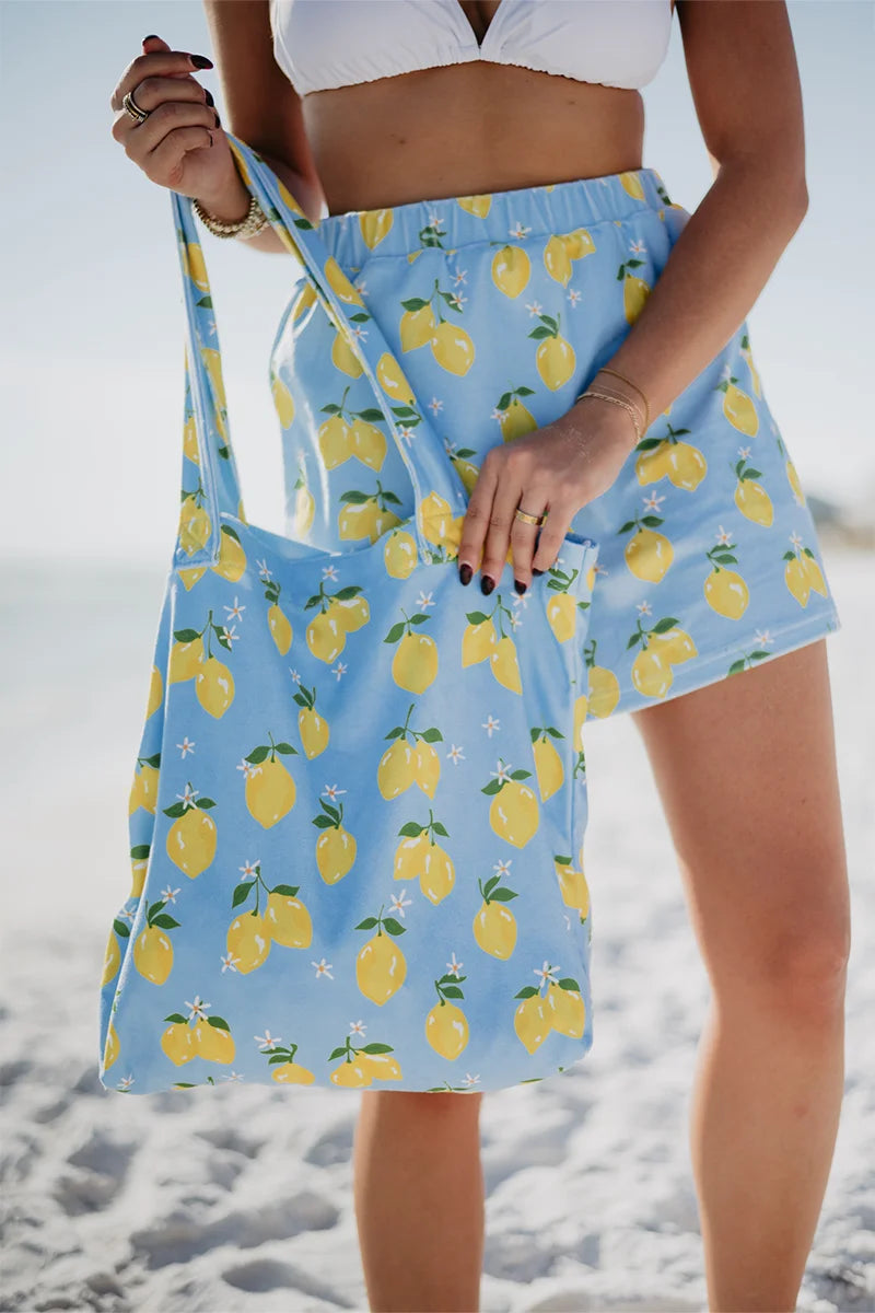 Lemons Wholesale Beach Tote | Lightweight Handbag | Katydid Wholesale