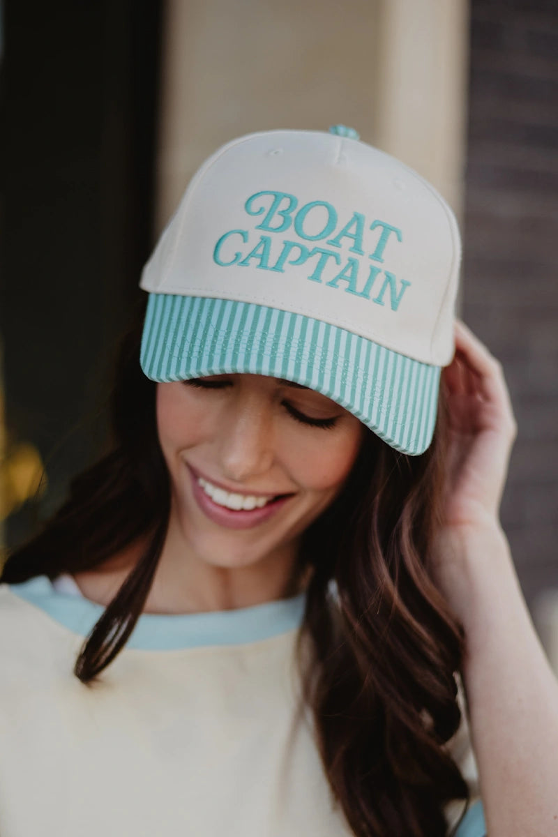 Boat Captain Wholesale Two-Toned Fitted Hat