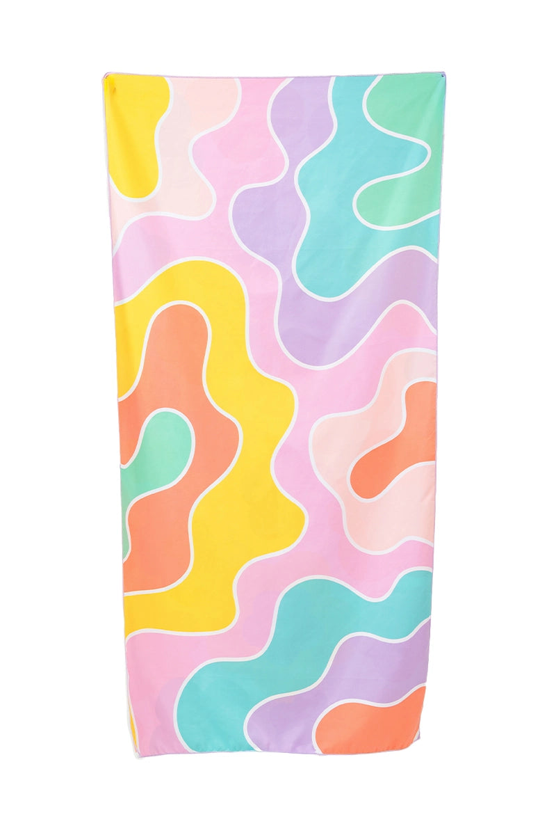 Groovy Flower Wholesale Reversible Travel Size Towel