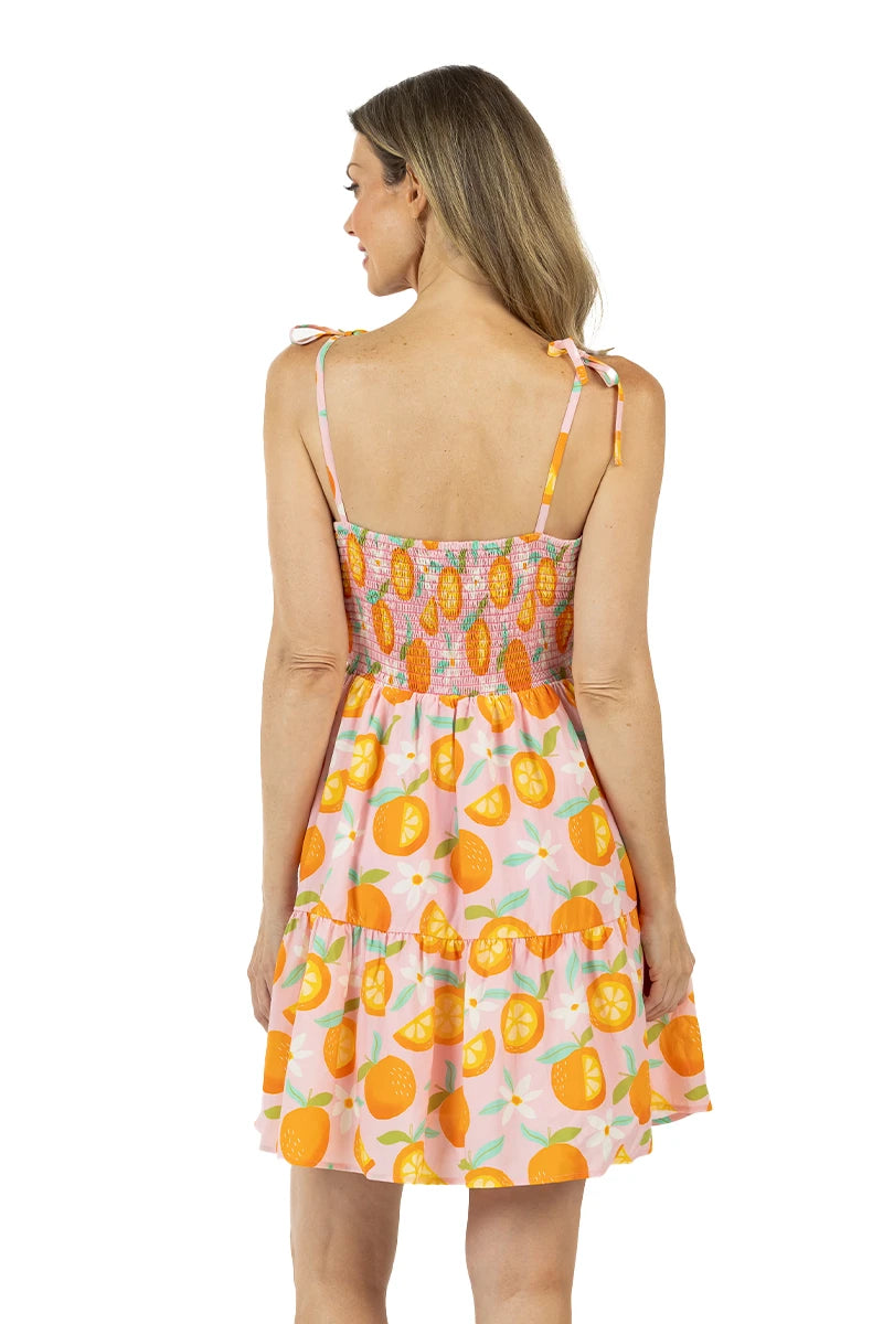Sweet Oranges Wholesale Mini Dresses