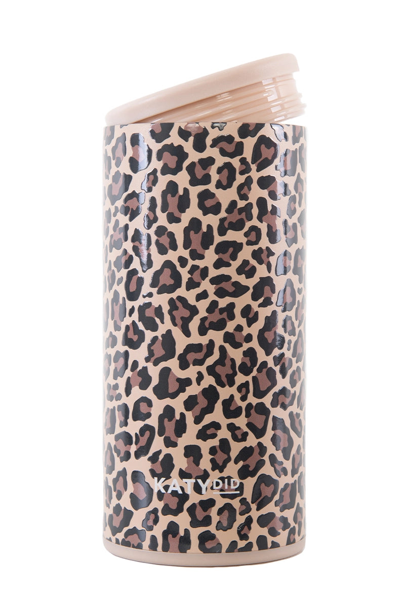 Brown Leopard Wholesale Slim Can Sleeve