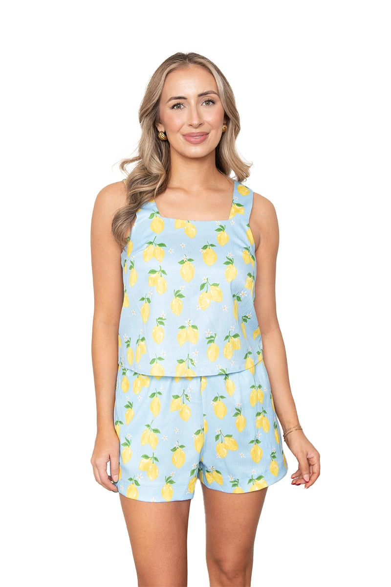 Zesty Lemons Wholesale Two Piece Set Women's