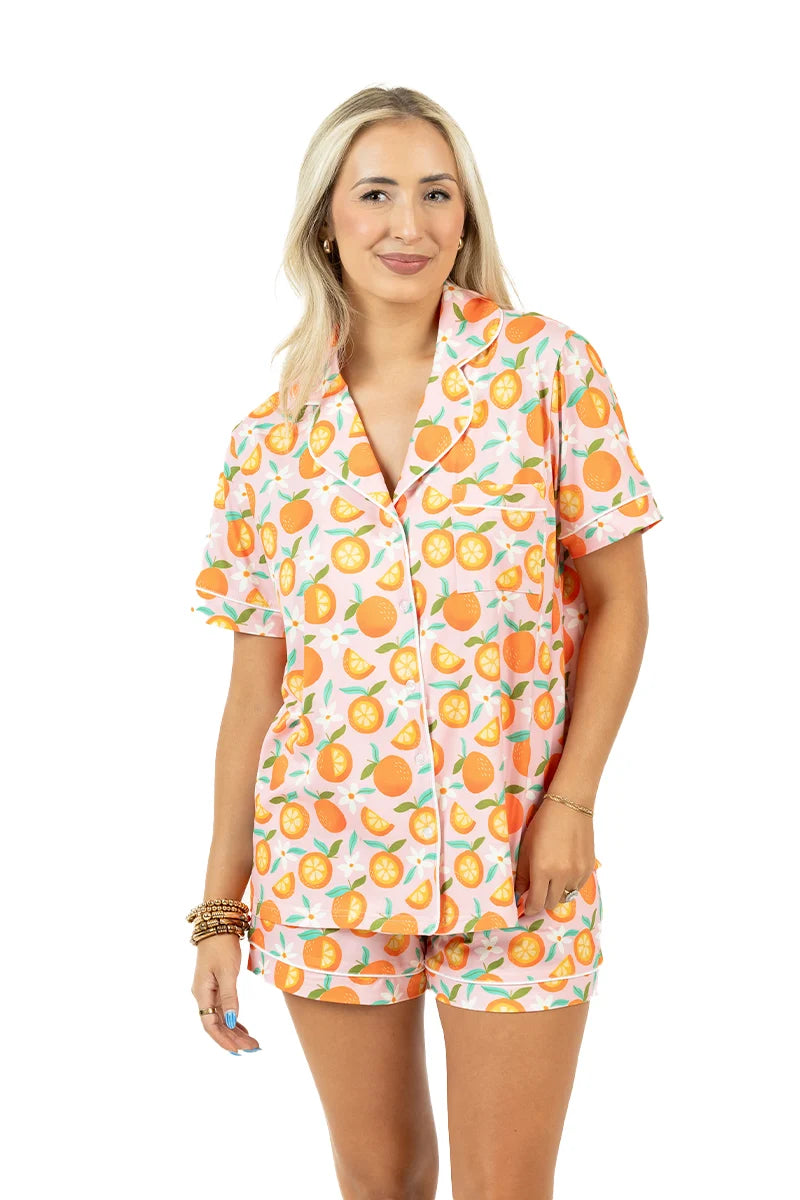 Sweet Orange Wholesale PJ Shorts