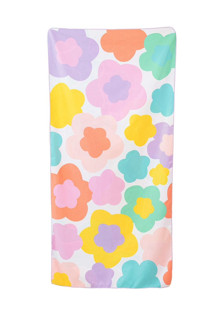 Groovy Flower Wholesale Reversible Travel Size Towel