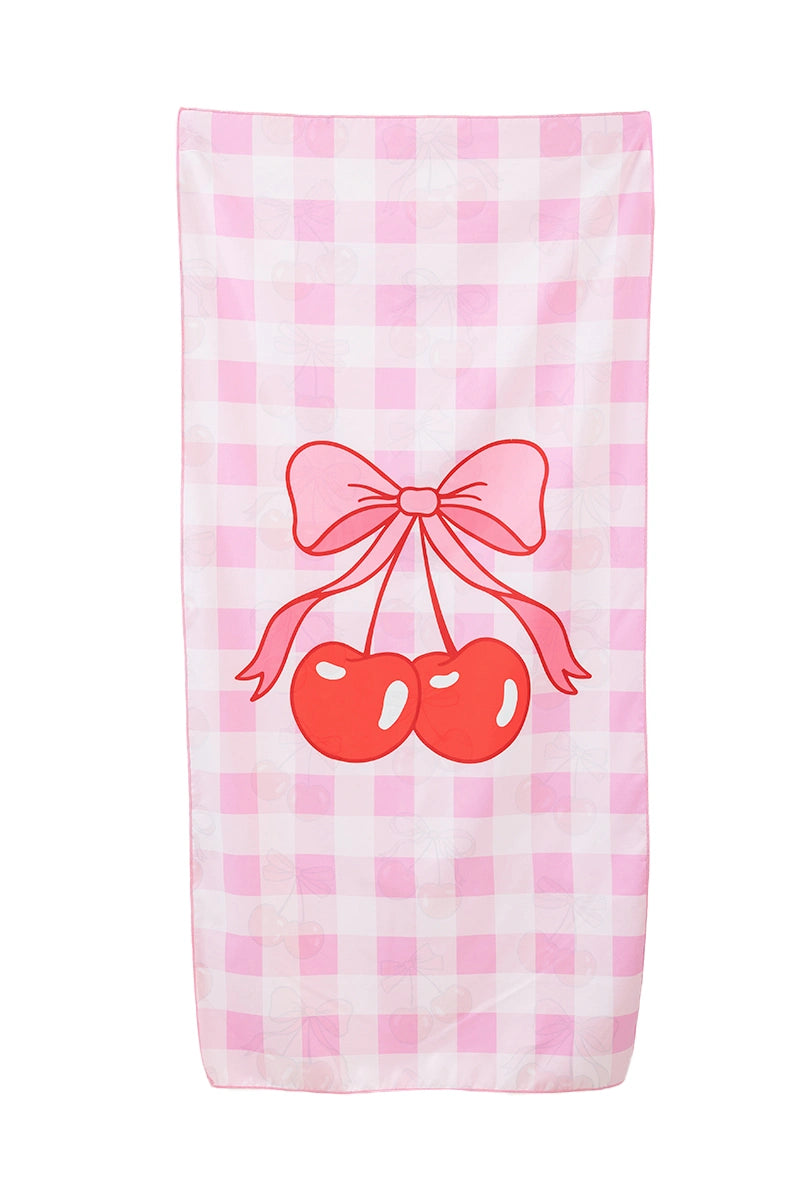 Cherry and Bow Wholesale Reversible Quick Dry Towel