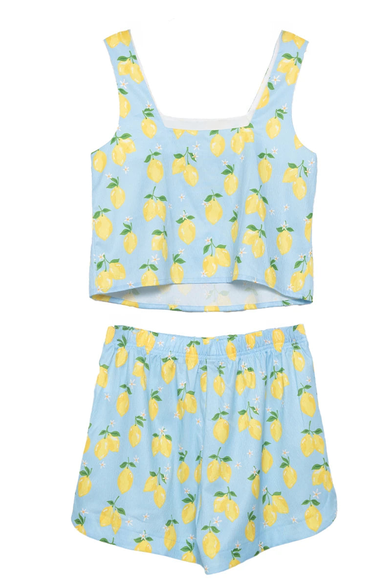 Zesty Lemons Wholesale Two Piece Set Women's