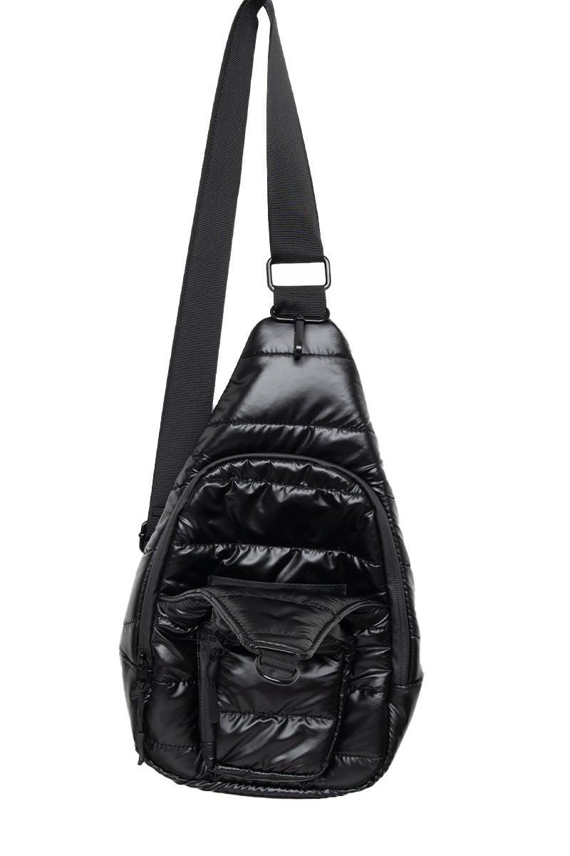 Black Metallic Wholesale Sling Bag