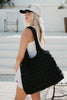 Black Rectangular Quilted Wholesale Puffer Tote
