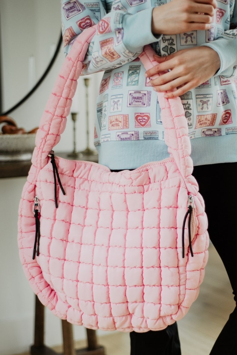 Light Pink Wholesale Oversized Hobo Bag