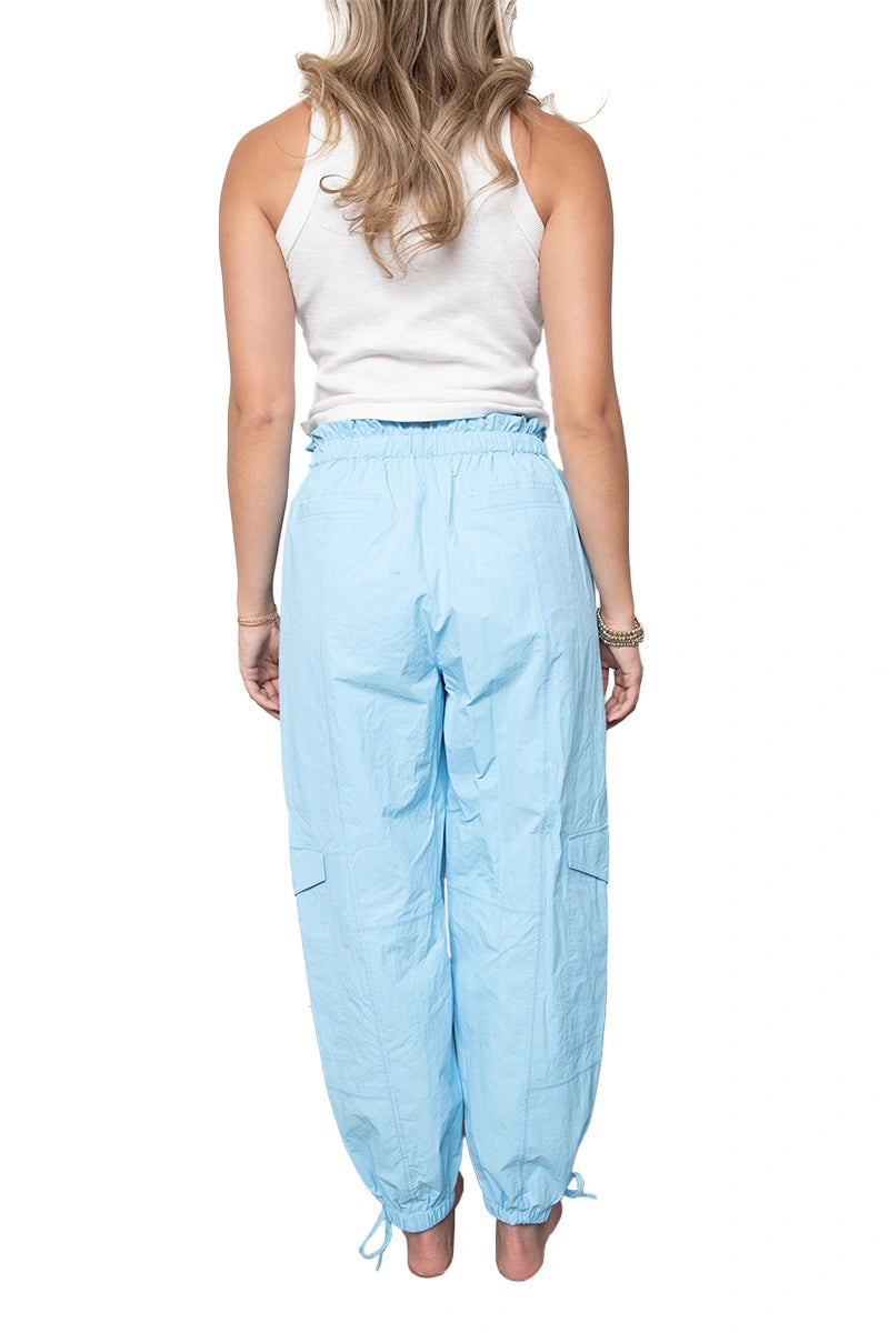 Light Blue Wholesale Lightweight Joggers Women