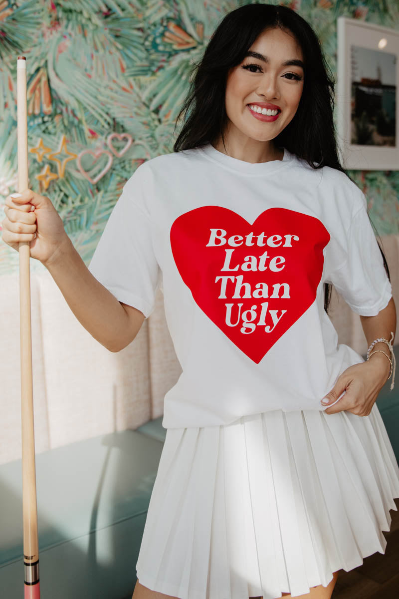 Better Late Than Ugly Wholesale Funny Graphic Tee