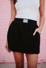 Black Wholesale Mini Bubble Skirt