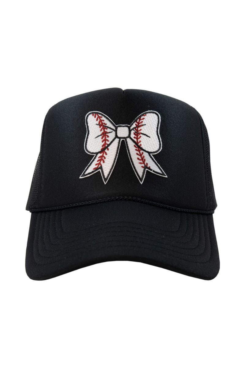 Baseball Bow Coquette Patch Wholesale Foam Trucker Hat