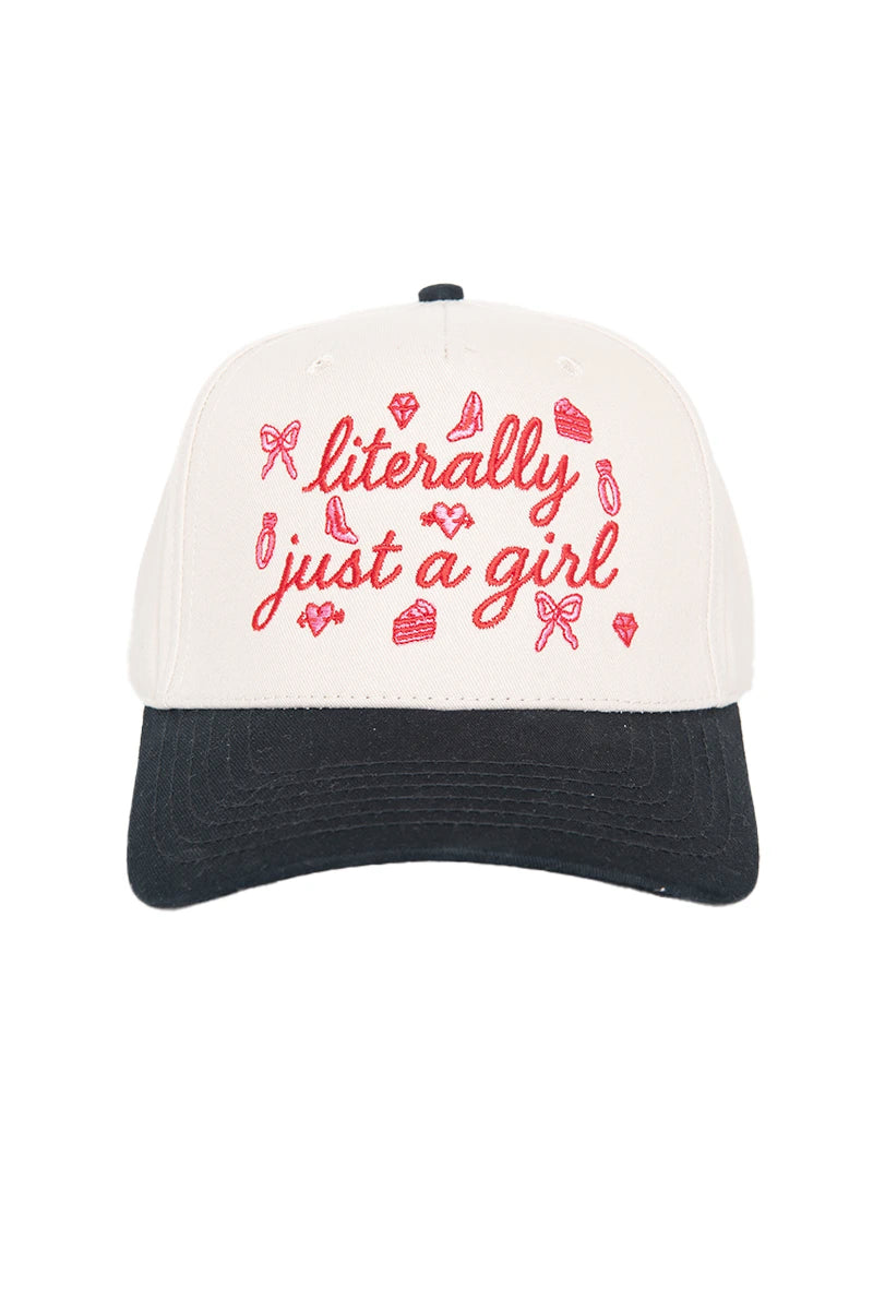 Literally Just A Girl Doodles Wholesale Vintage Trucker Hats