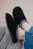 Black Embroidered Women's Wholesale House Slippers