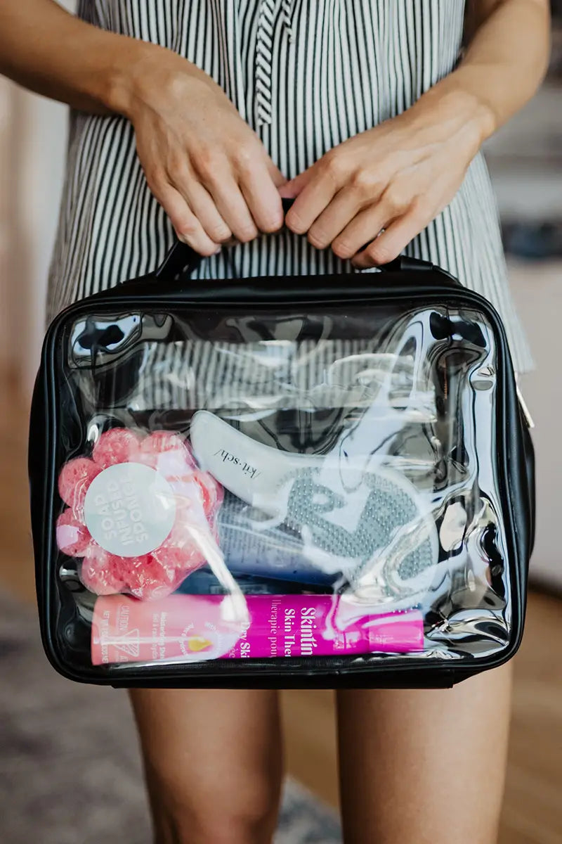Black Large Wholesale Makeup & Toiletries Organizer