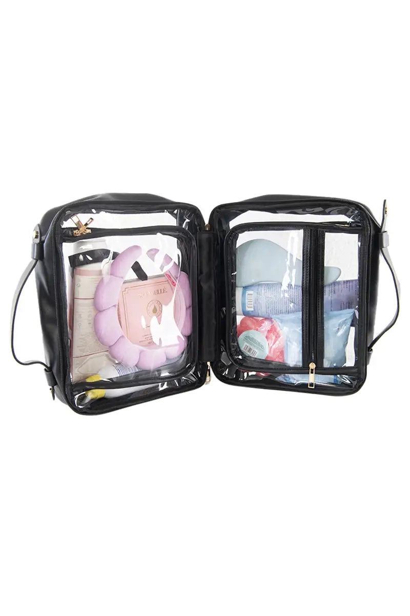 Black Large Wholesale Makeup & Toiletries Organizer