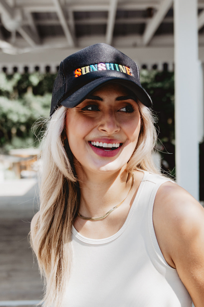 Sunshine (Multicolored) Foam Wholesale Trucker Hat
