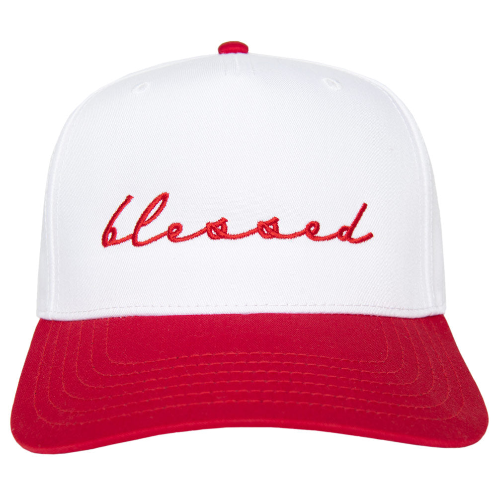 Blessed (Cursive) Wholesale Two-Toned Vintage Hat