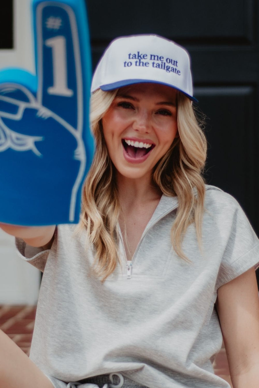 Take Me Out To The Tailgate Wholesale Two-Toned Hat