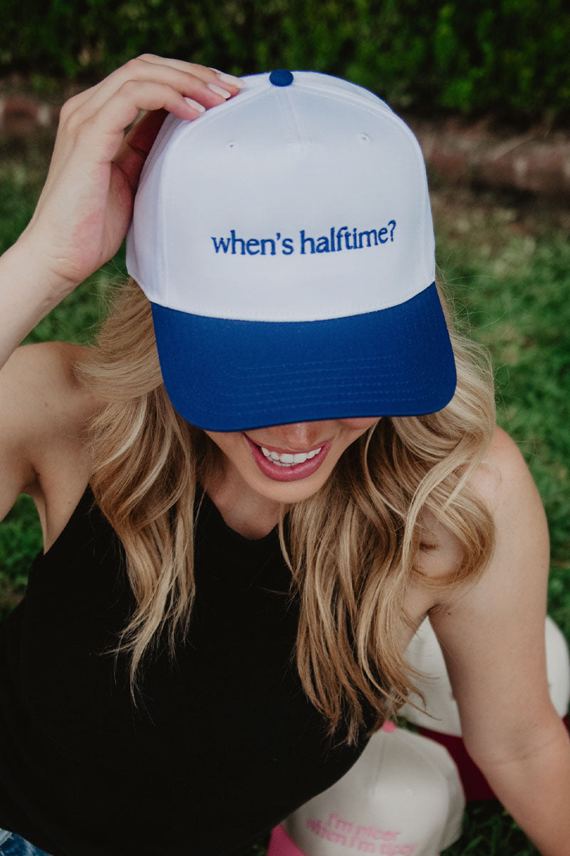 When's Halftime? Wholesale Two-Toned Snapback Hat
