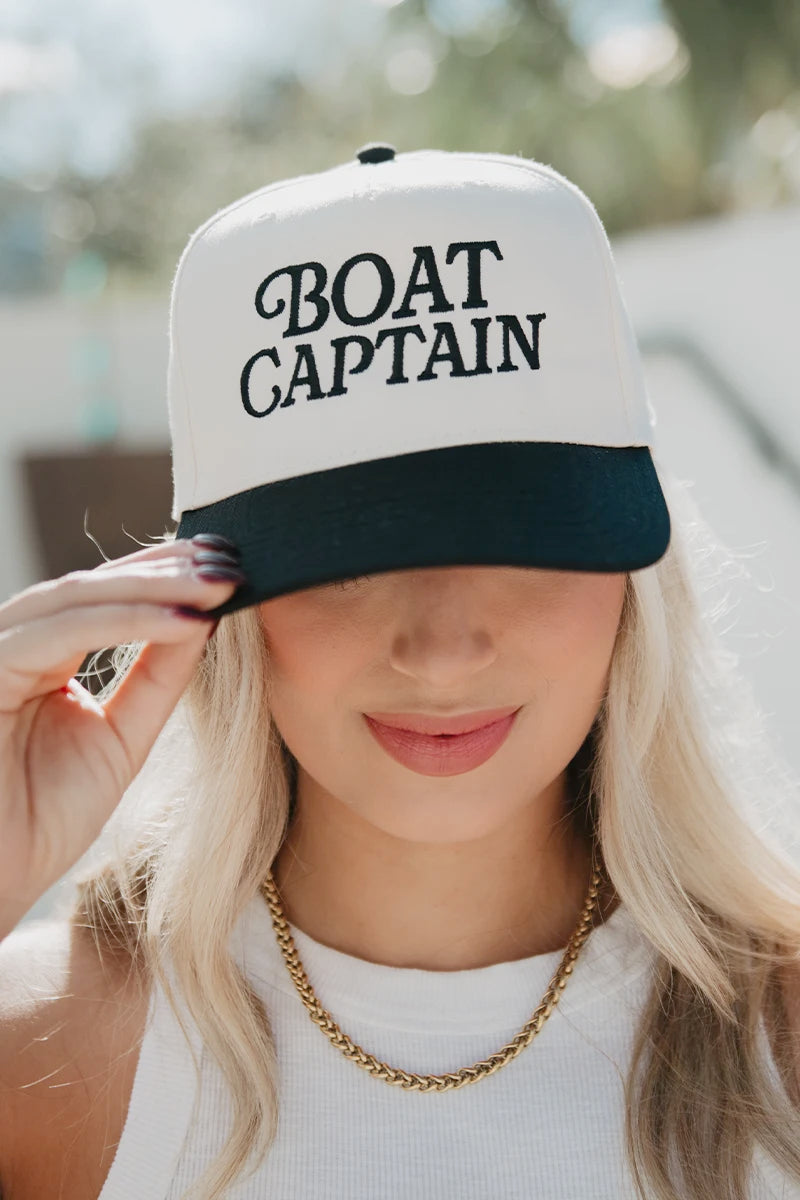 Boat Captain Wholesale Two-Toned Fitted Hat