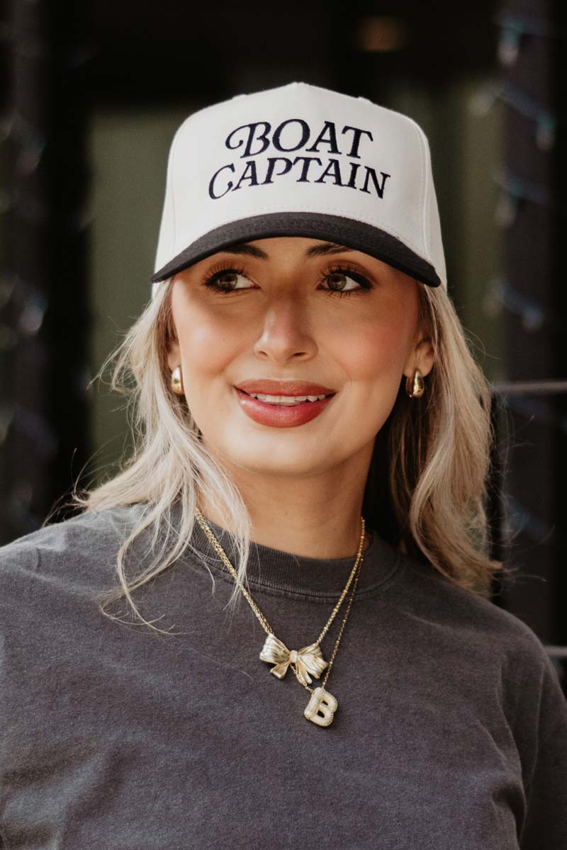 Boat Captain Wholesale Two-Toned Fitted Hat