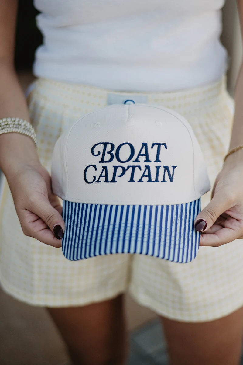 Boat Captain Wholesale Two-Toned Fitted Hat