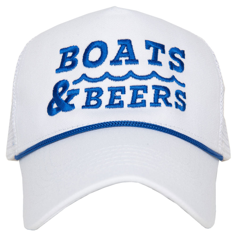 Boats & Beers Trucker Cap with Rope