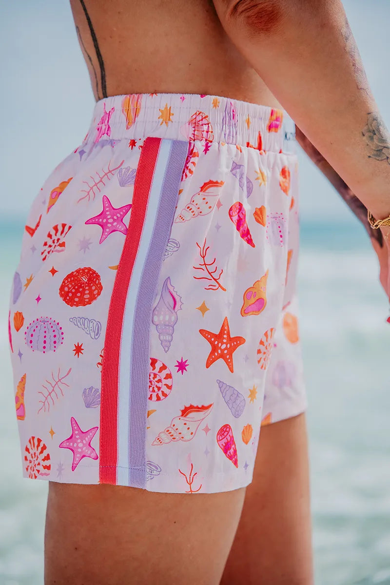 Beach Seashells Patterned Wholesale Boxers