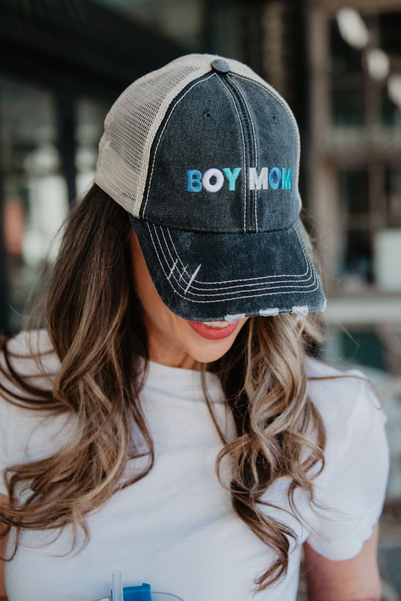 Boy Mom Wholesale Women's Trucker Hats - Multicolored