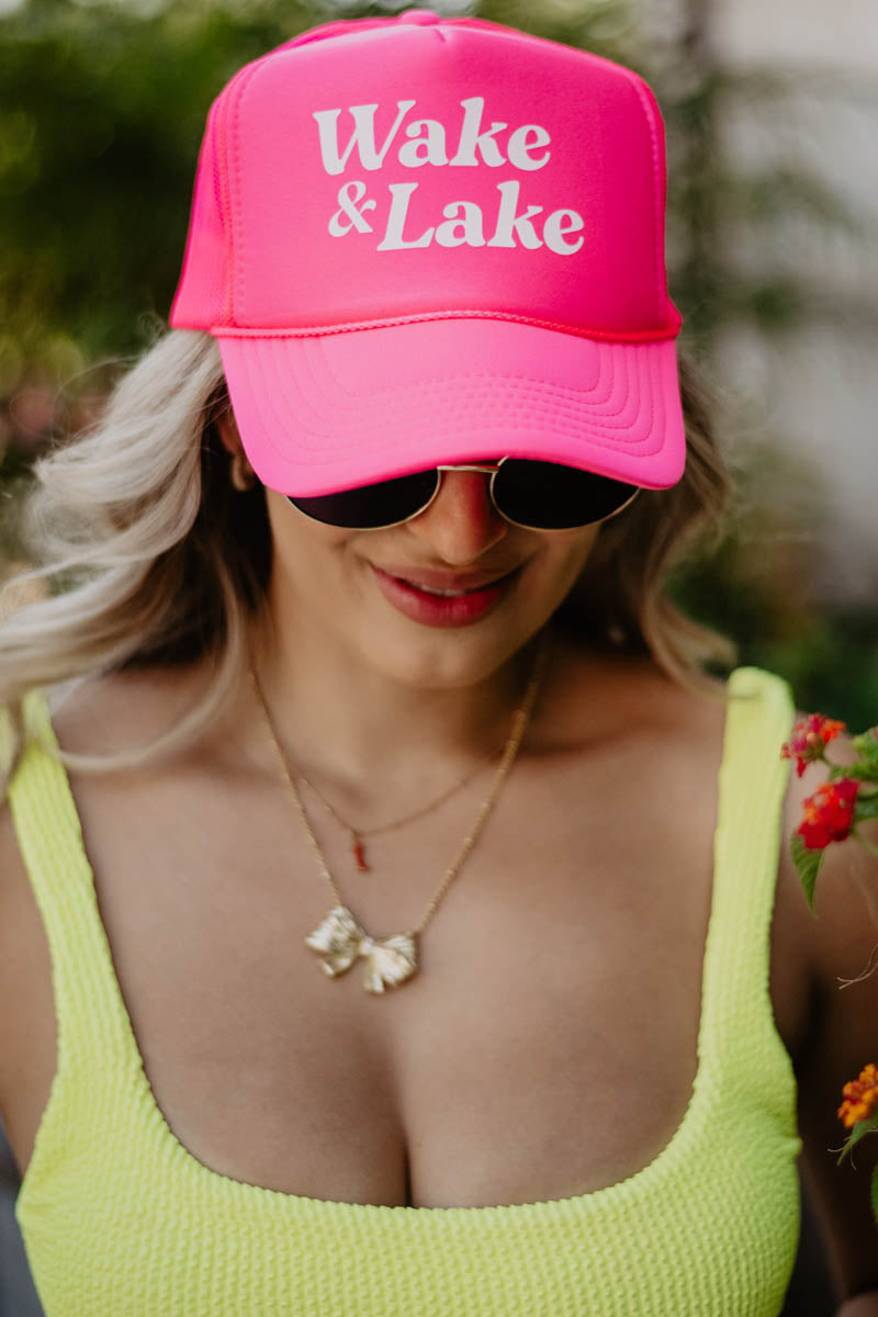 Wake & Lake Foam Trucker Hat Wholesale