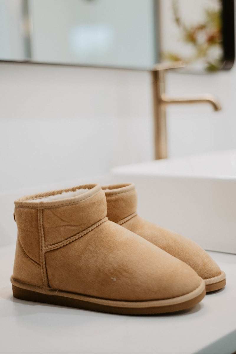 Sand Fur Mini Ankle Wholesale Boots for Women