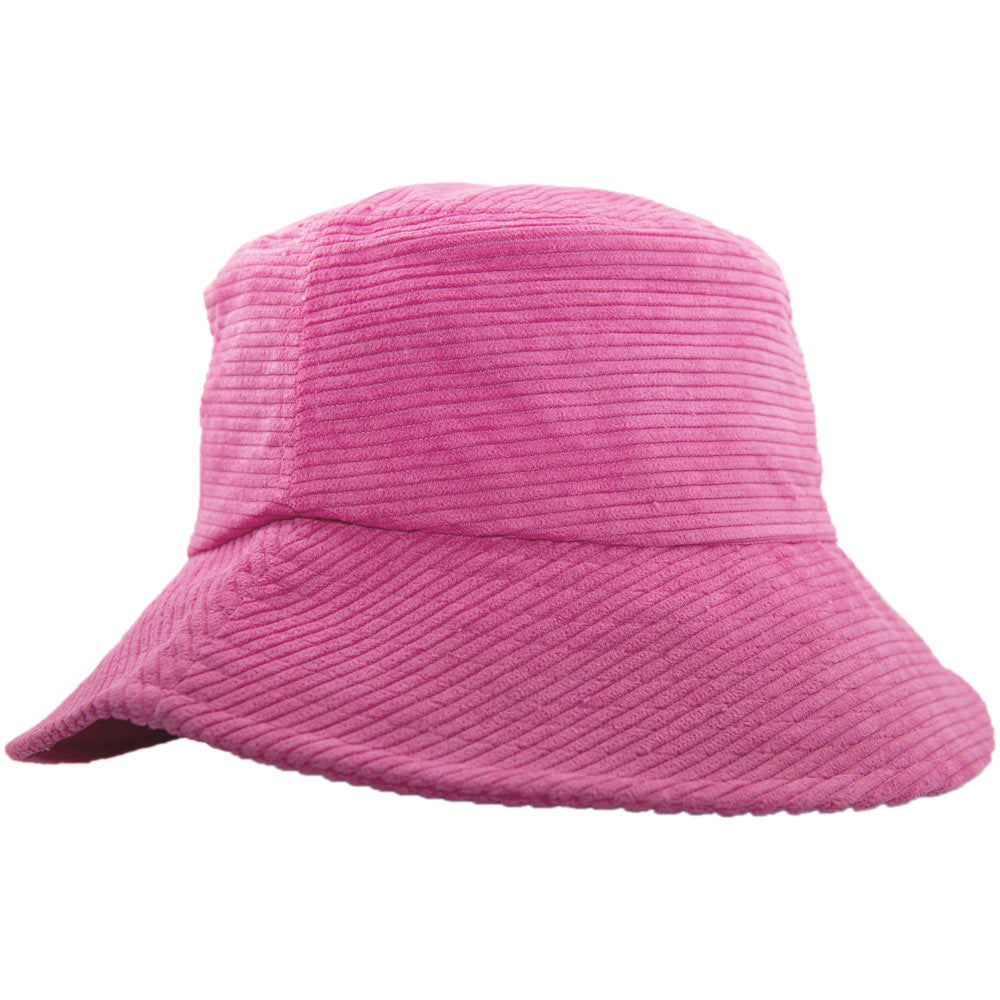 Raspberry Wholesale Corduroy Bucket Hat