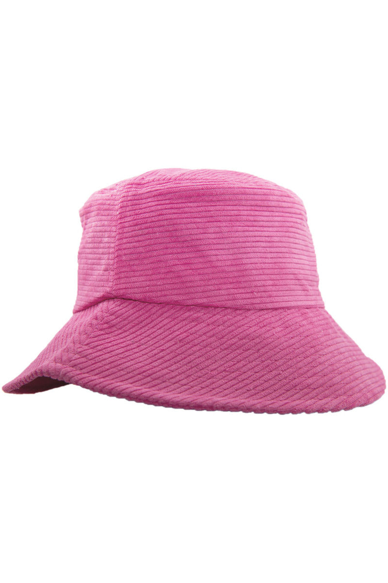 Raspberry Wholesale Corduroy Bucket Hat