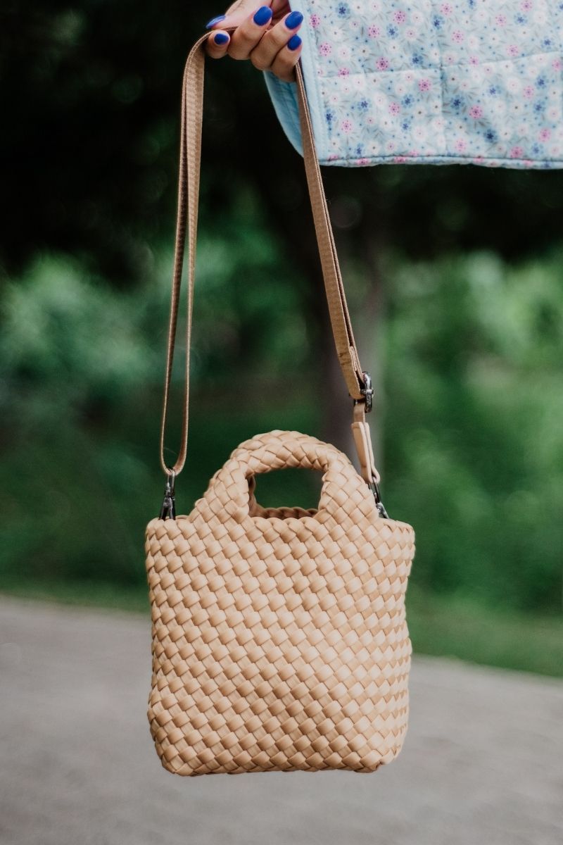 Camel Wholesale Crossbody Bucket Handbag
