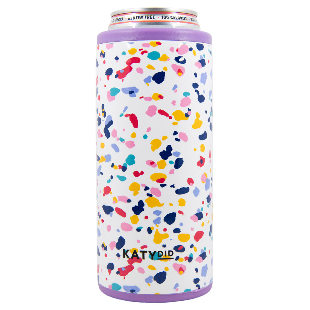 Confetti Print Wholesale Can Cooler