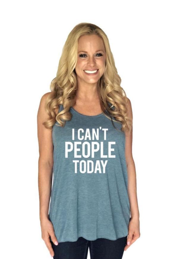 I Can't People Today Wholesale Tank Tops