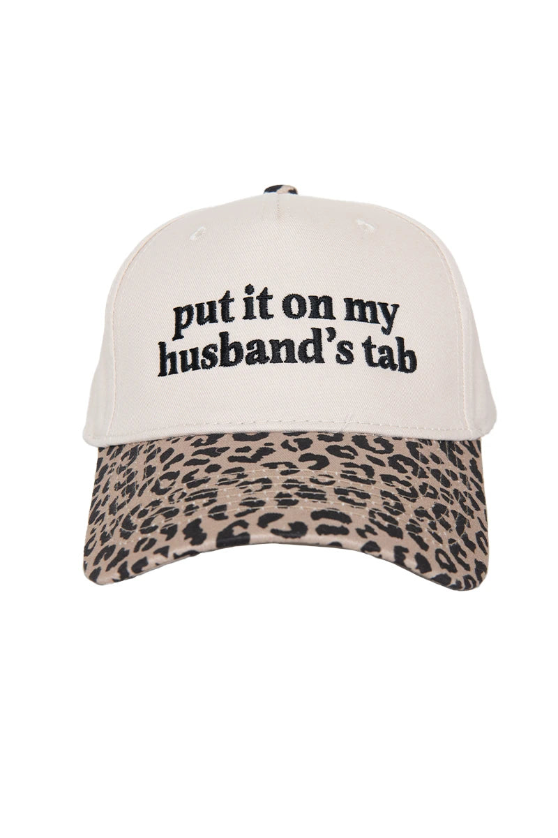 Put It On My Husband's Tab Wholesale Vintage Baseball Hat
