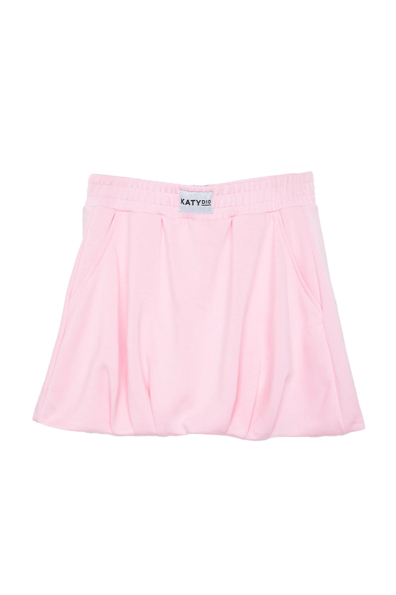 Pink Scuba Wholesale Mini Bubble Skirt