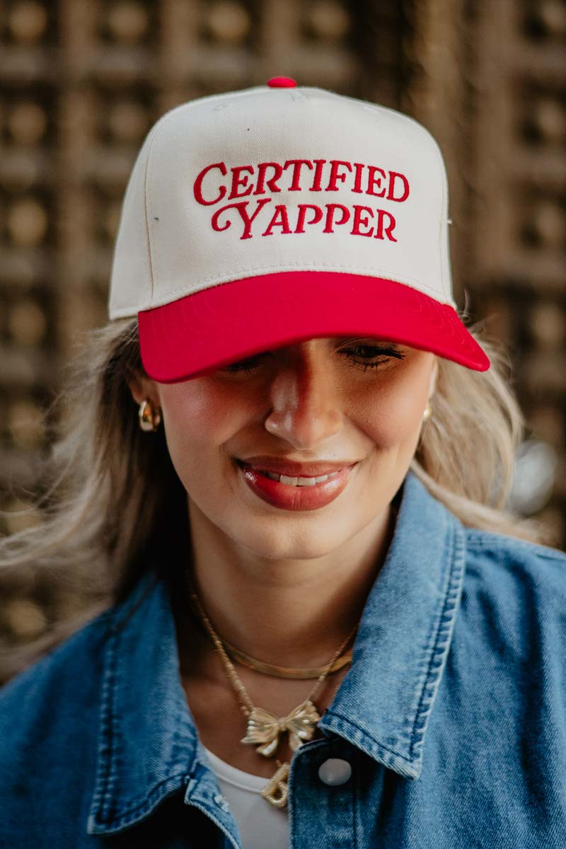 Certified Yapper Wholesale Two-Toned Vintage Hat